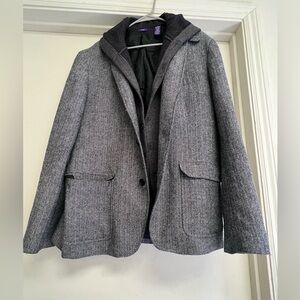 Wool Peacoat w/Hood